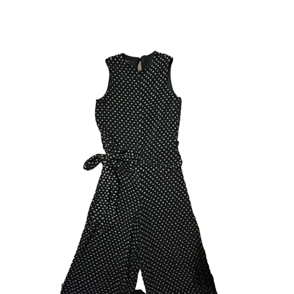 IVONNE black & white Polka dot jumpsuit- nice! Size small/CH - Picture 14 of 14